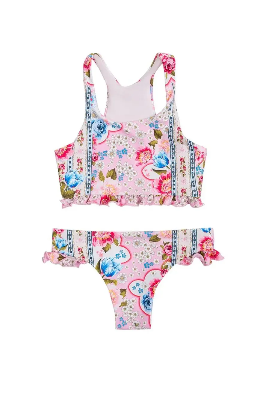 Agua Bendita Aleida MERAKI  Kid's Bikini Set NWT SIZE 2 8 12 14